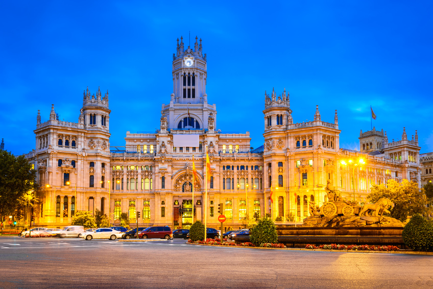 Plaza de la Cibeles, Madrid, España
