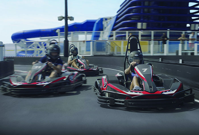 Pista de Go Karts del Norwegian Bliss